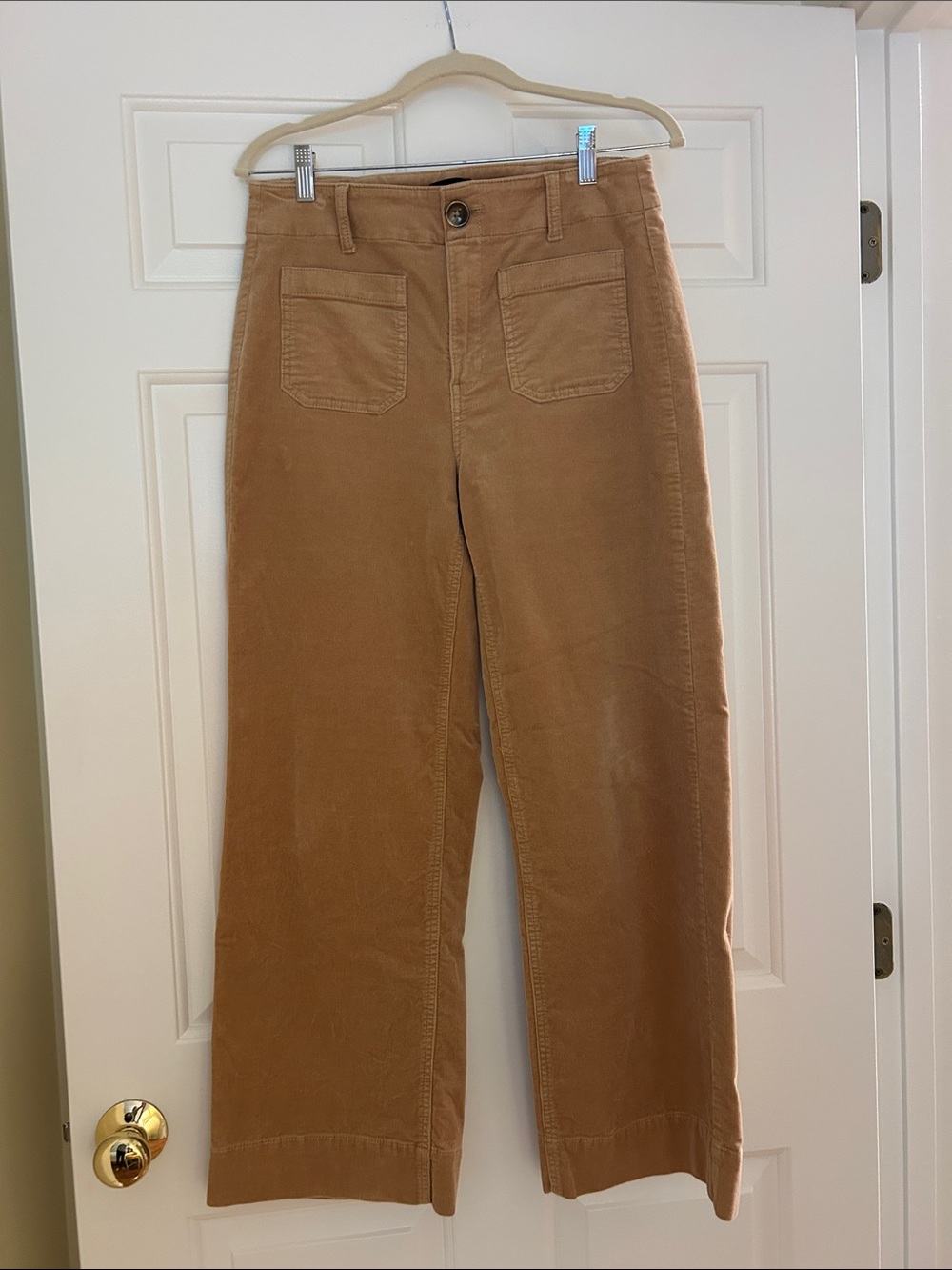 Talbots Women's Corduroy Pants in Camel Brown
